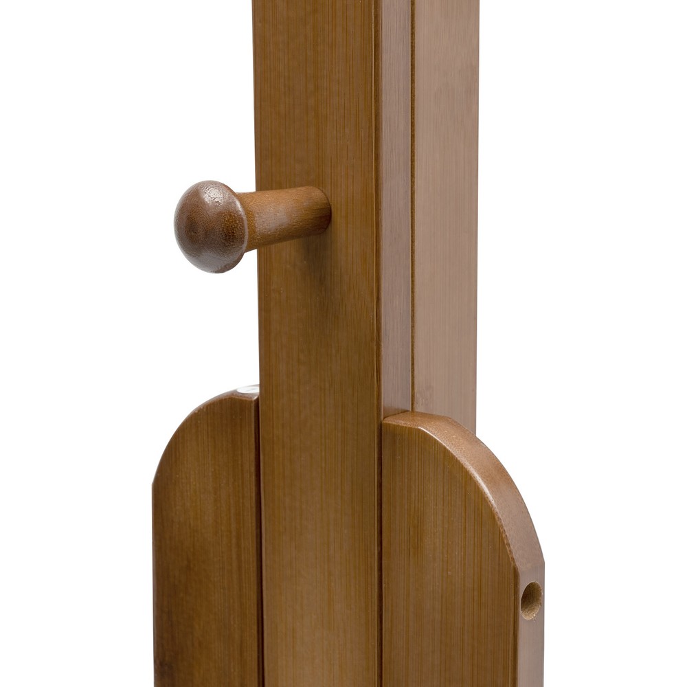 Bamboo Multi-function Hall Tree for Entryway Rack Shoe Storage Hanger Bench Set