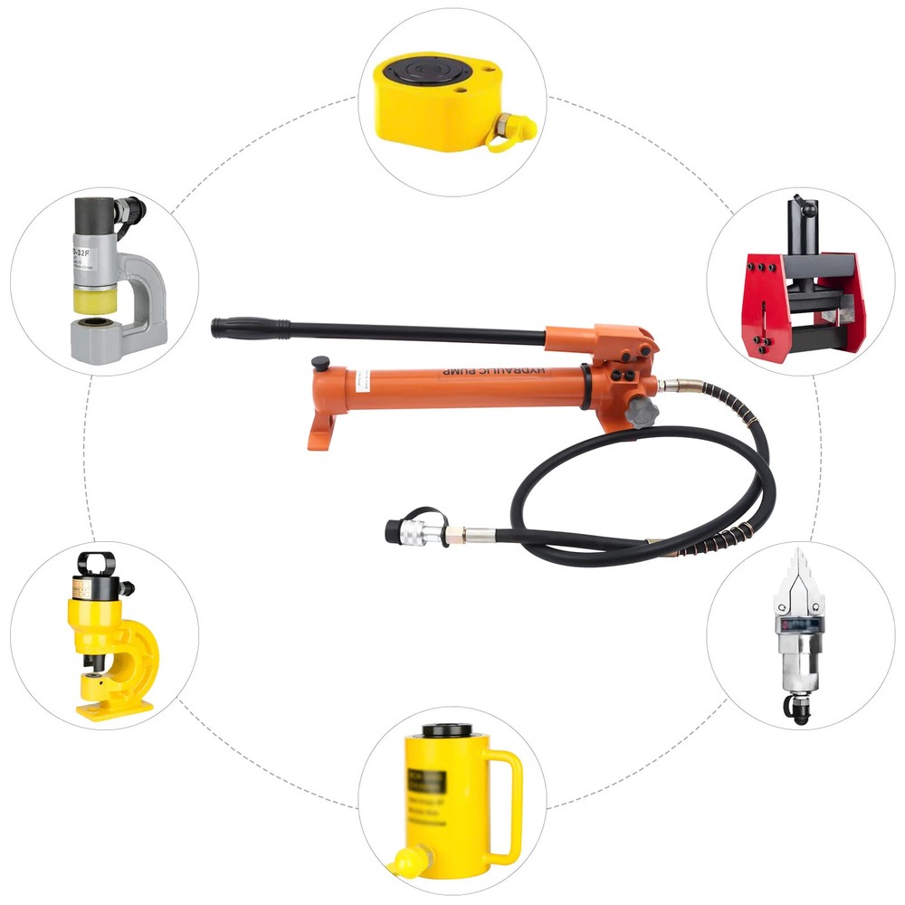 Hydraulic Hand Pump Portable Ram Pump Stable Performance Power Pump For