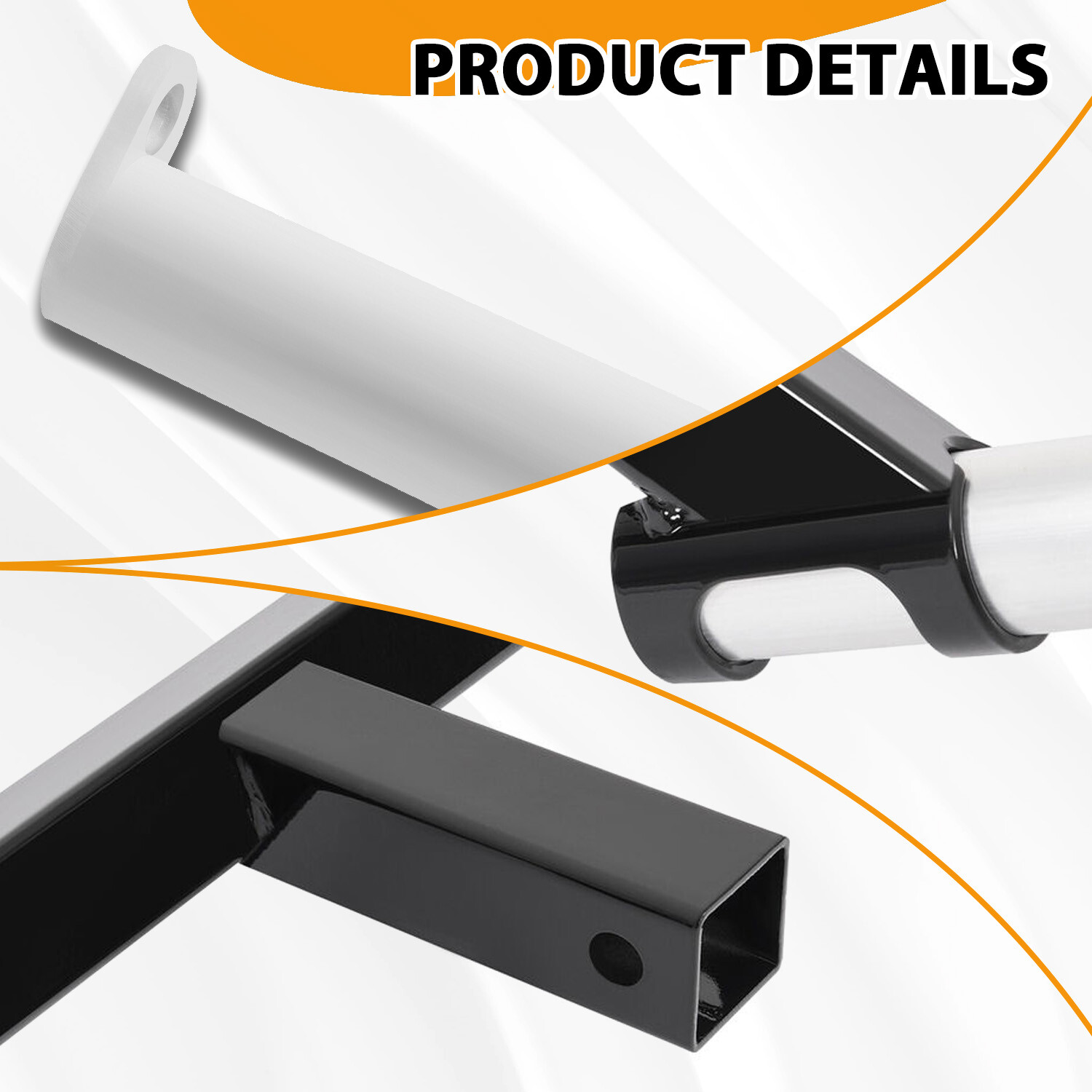 Hitch Mount Hammock Stand For All 2" Receiver Class III & IV Trailer Hitch Stand