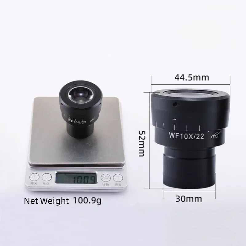Stereo Microscope WF10X Wide Angle Eyepiece High Eye Point 30mm Adjustable