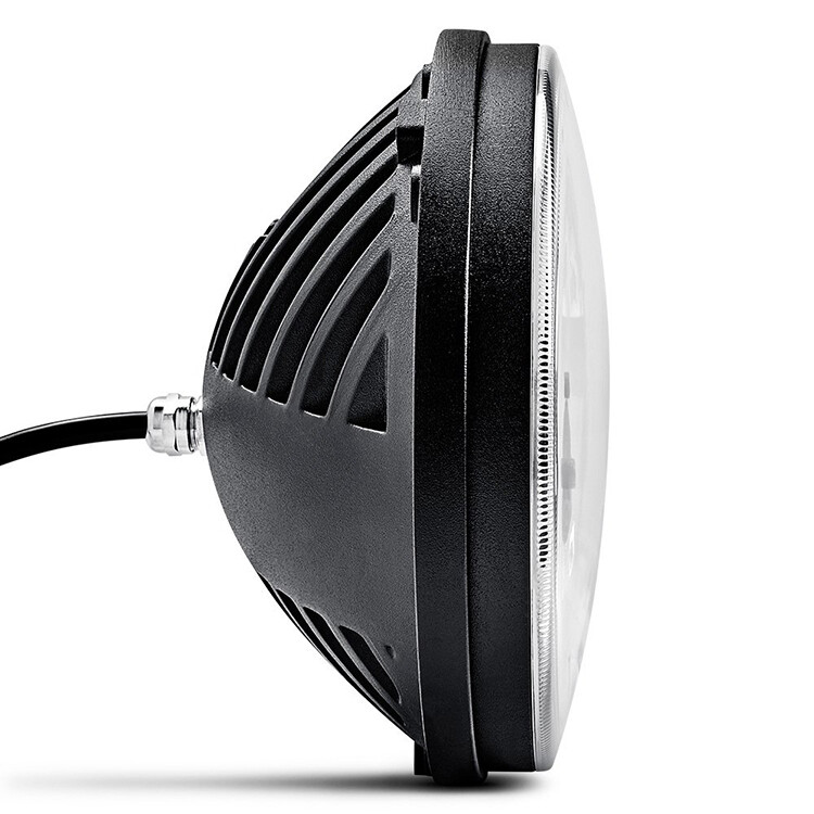 Value Line 7" Round Complex Reflector LED Headlight 27270C for Harley Softail