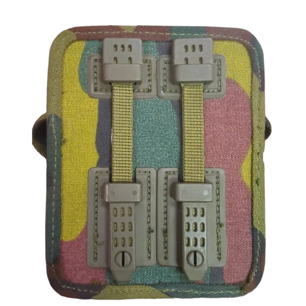 Authentic Belgian Jigsaw Camo Hi Power Mag Pouch Gen2 With Quick-Release Pull