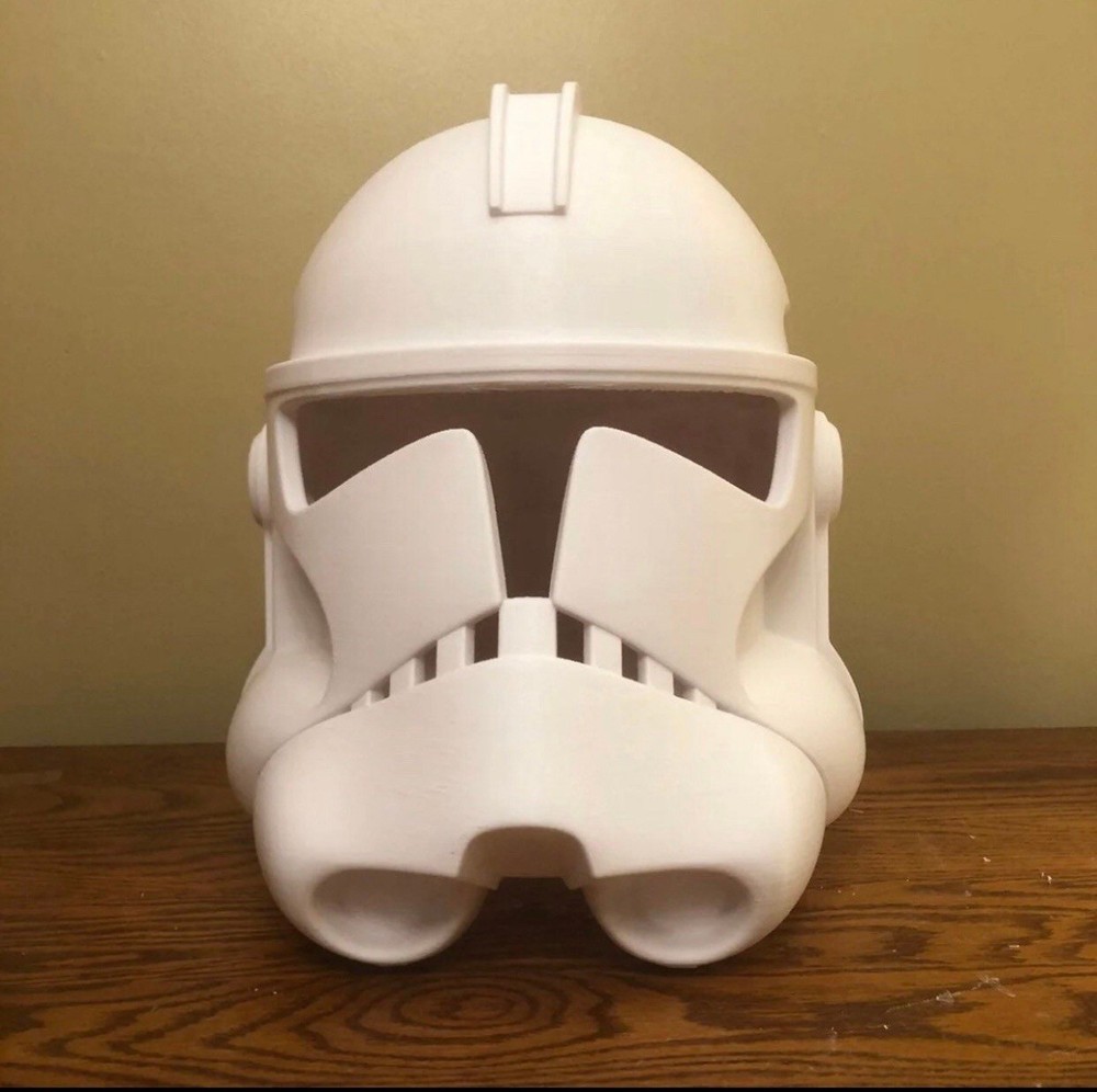 Phase 2 Clone Trooper Star Wars 3D Printed Helmet 1:1 PLA Accurate Replica