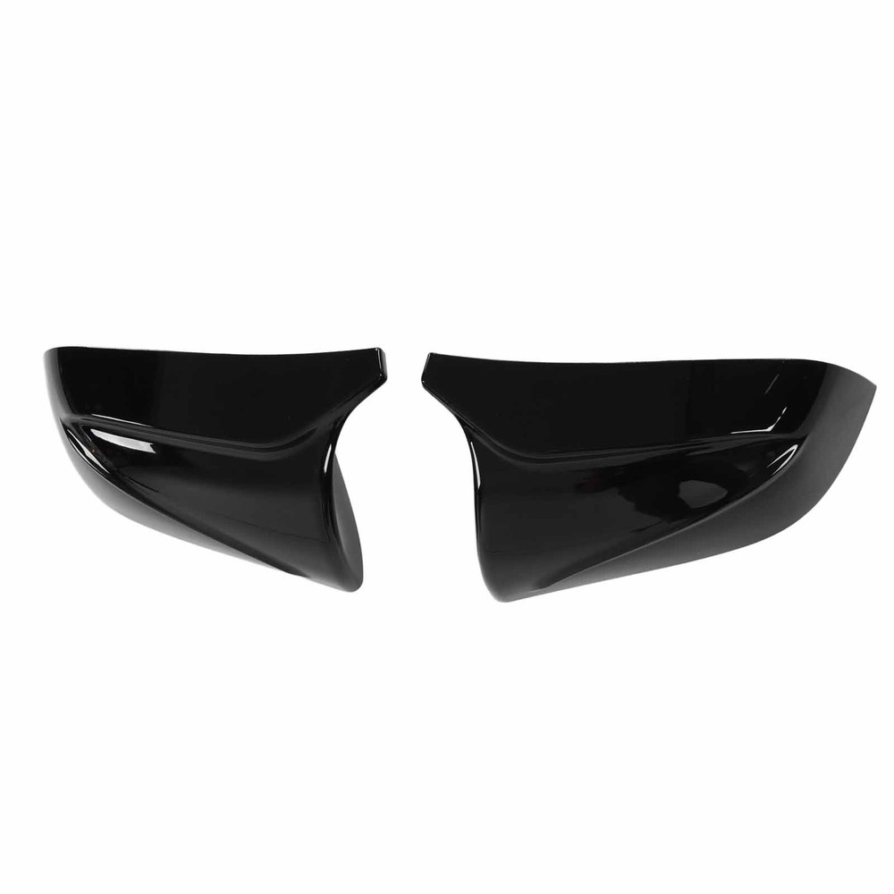 2 Pcs Gloss Black Rearview Mirror Cap Sturdy Replacement For Tesla Model 3 XRYO