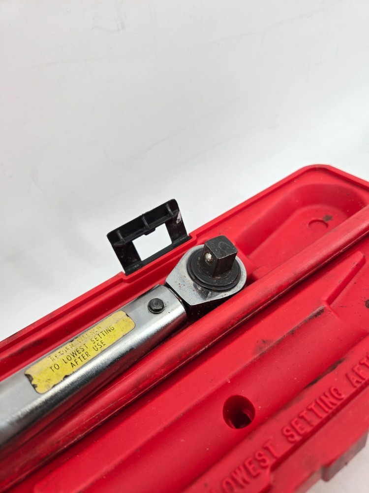 Matco Tools T150FR 1/4" TORQUE WRENCH with Case