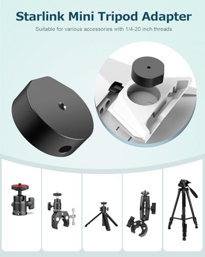 Starlink Mini Mount, Adjustable Clamp Mount for Starlink Mini Old Version
