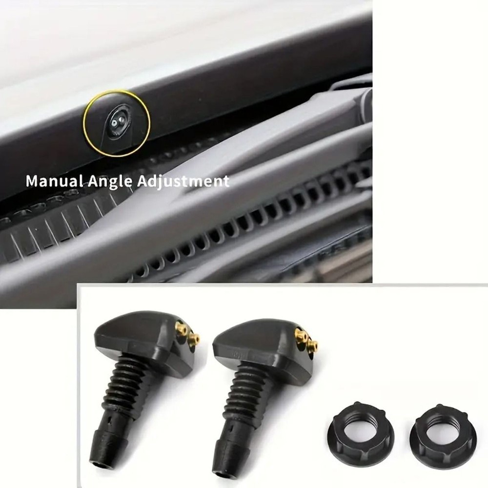 Car Wiper Nozzle 4 Pcs Adjustable Front Windshield Washer Nozzles for Windshield