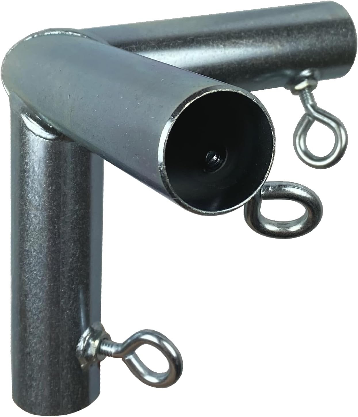 3 Way Flat Corner Canopy Fitting in 16 Gauge Steel, Choose Size