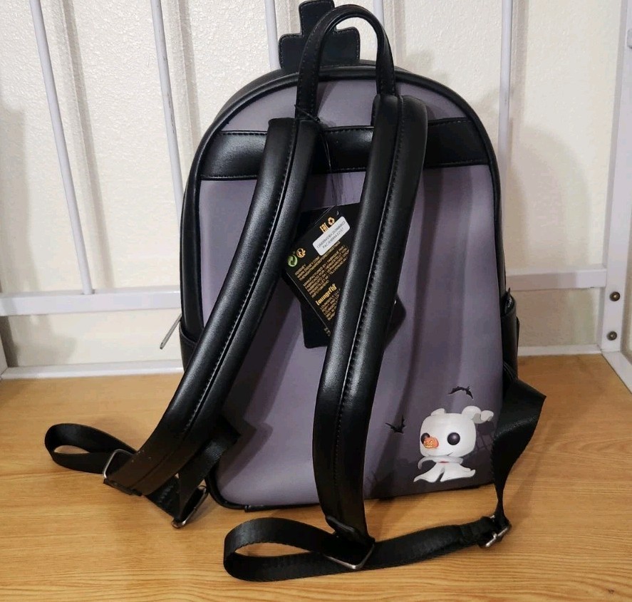 DISNEY LOUNGEFLY ZERO MINI BACKPACK BAG NWT THE NIGHTMARE BEFORE CHRISTMAS