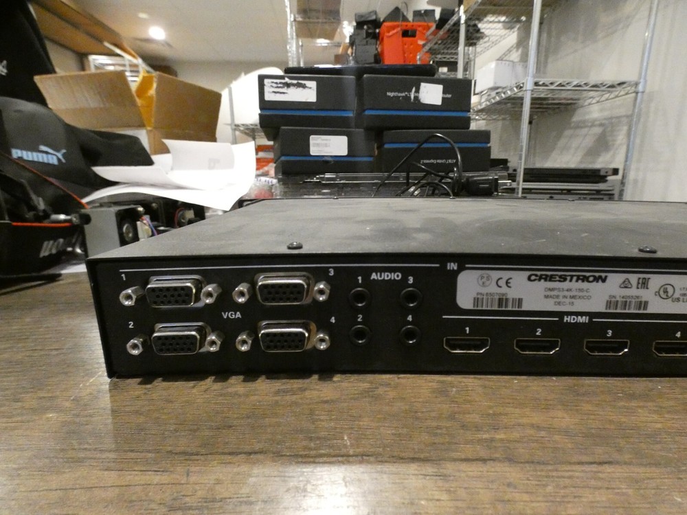 Crestron 3Series DMPS3-4K-150-C 4K Digital Media Presentation System Switch