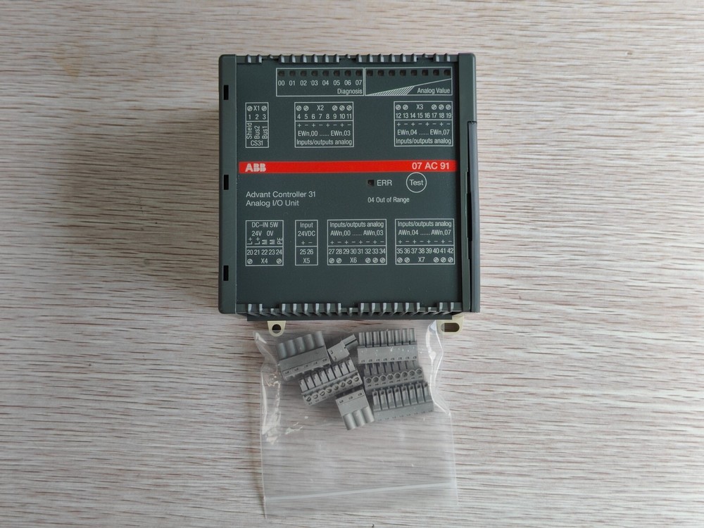 ABB 07AC91 Analog Input/Output Module
