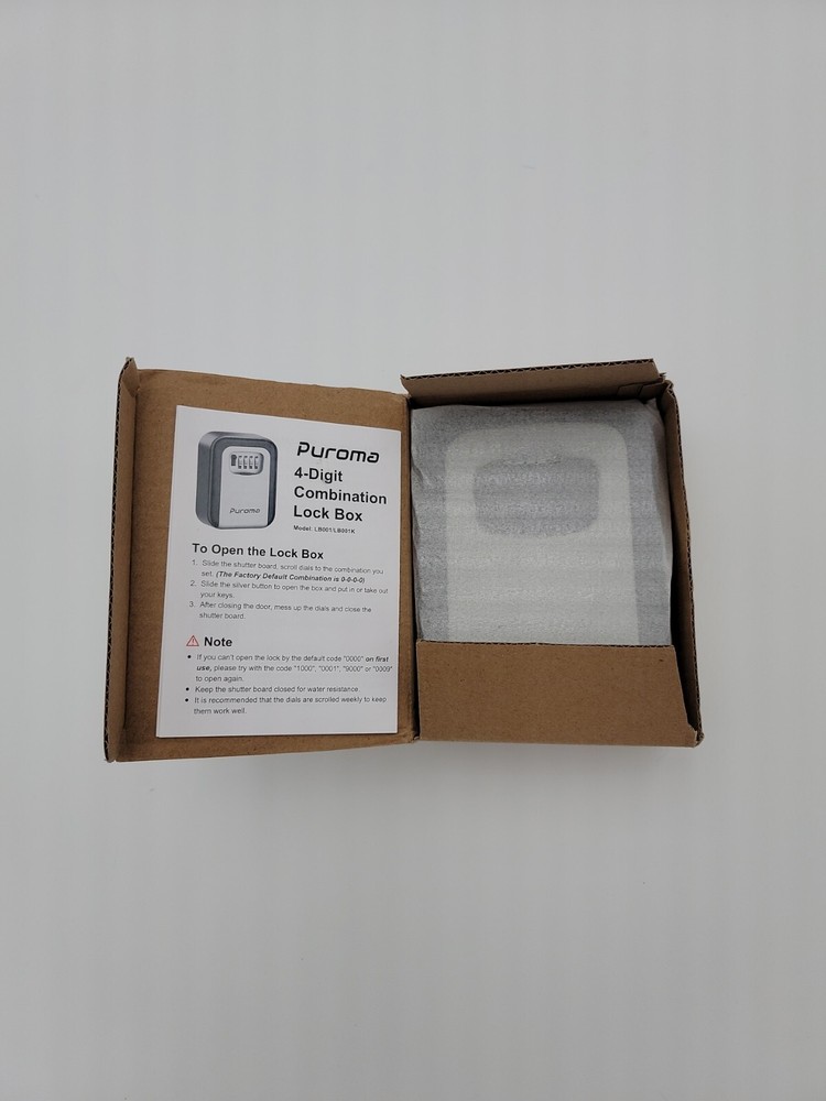 Puroma 4 Digit Combination Lock Box