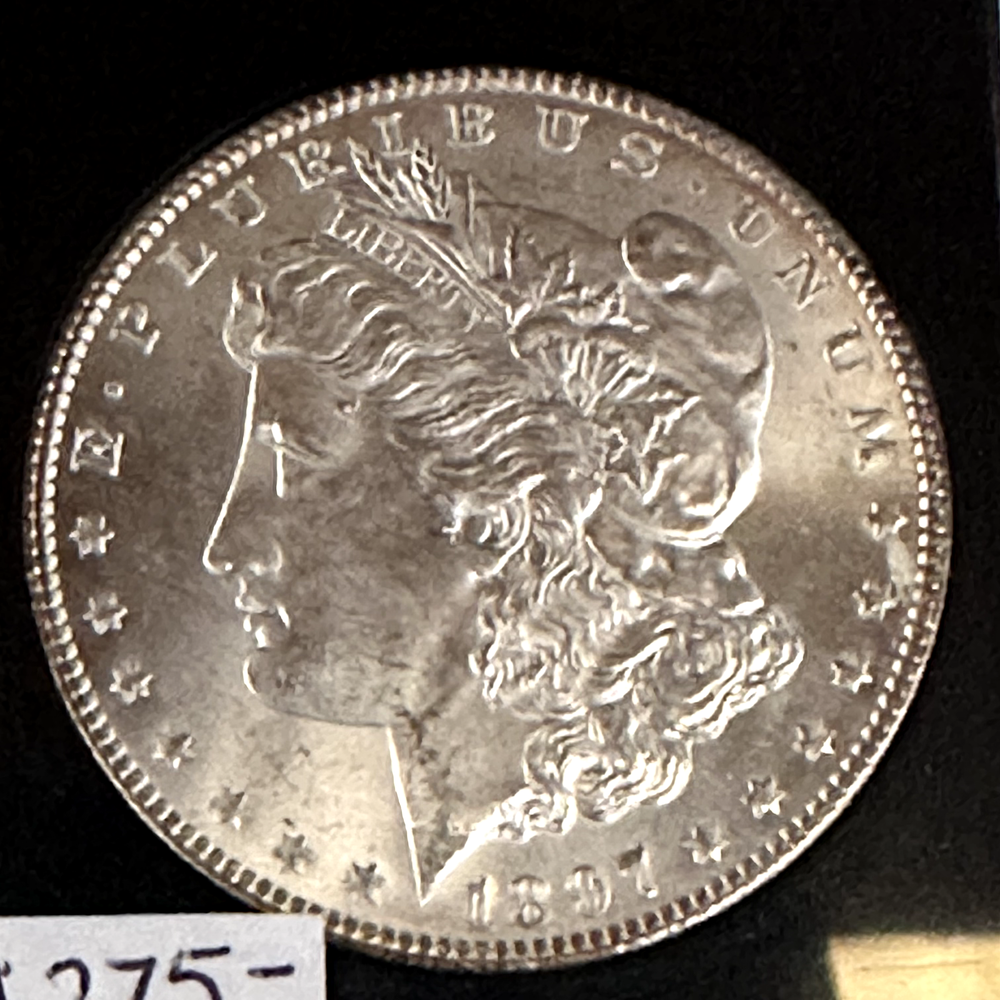 1897 P Morgan Silver Dollar Free Shipping