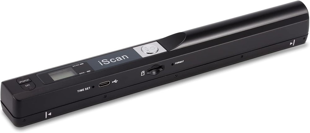 Versatile 900 DPI Handheld Image Scanner - Direct USB Connection with Storage