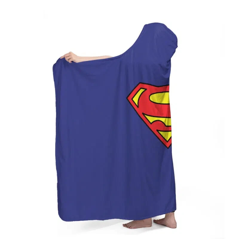 Superman Dc Comics Hooded Blanket