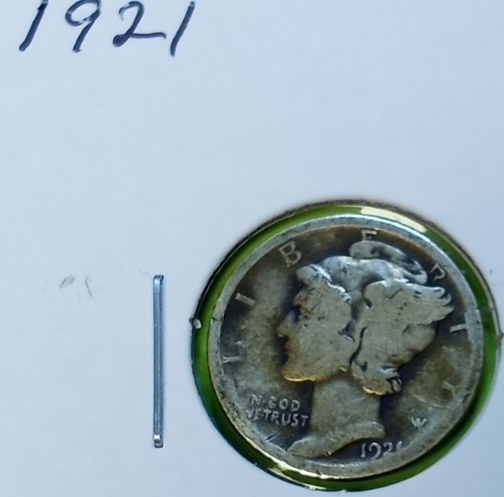 1921 Mercury Dime
