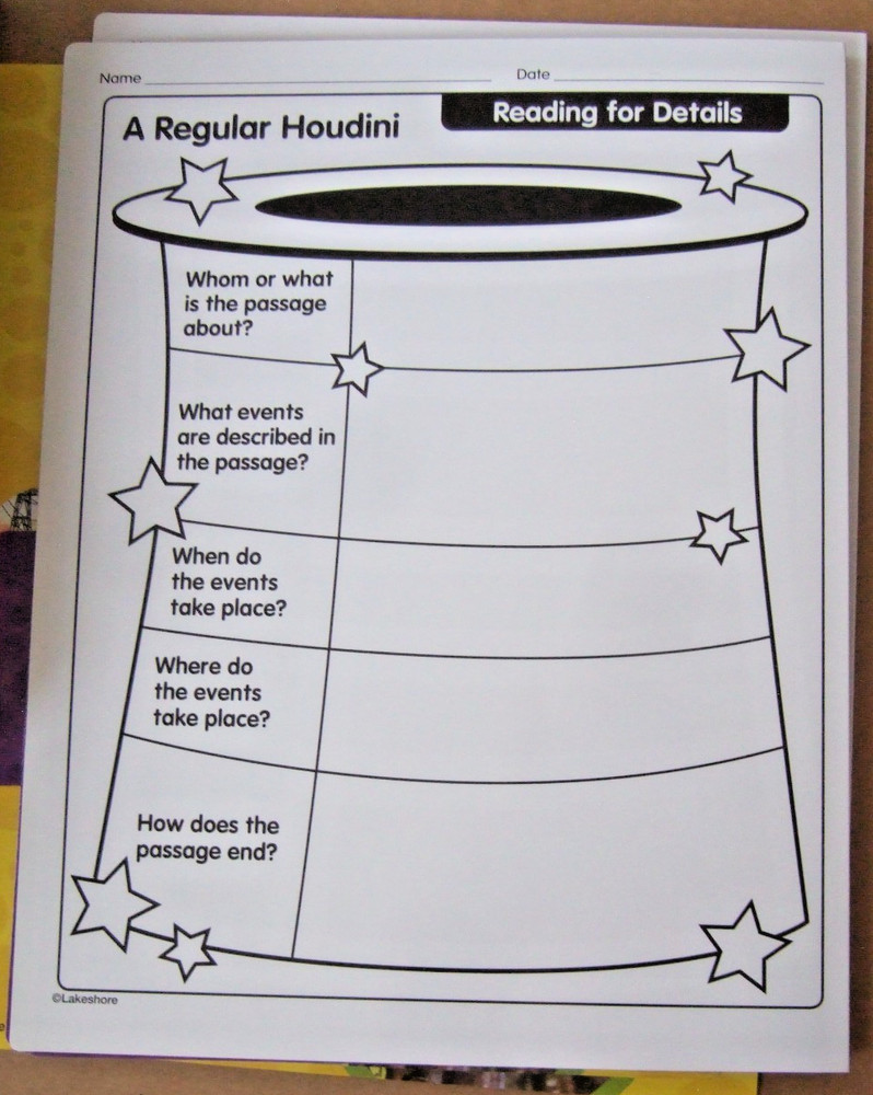 LAKESHORE HIGH-INTEREST INTERVENTION READING FOLDERS READING FOR DETAILS 2-3