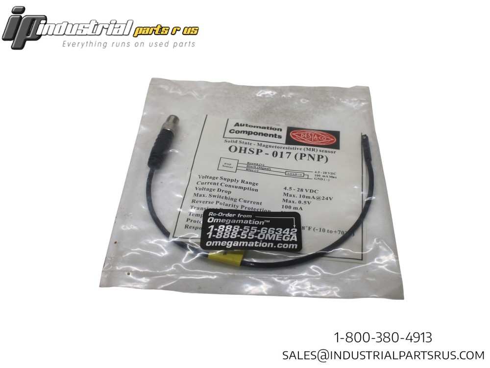 Destaco Robohand OHSP-017 Solid State Magnetoresistive MR Sensor 28V