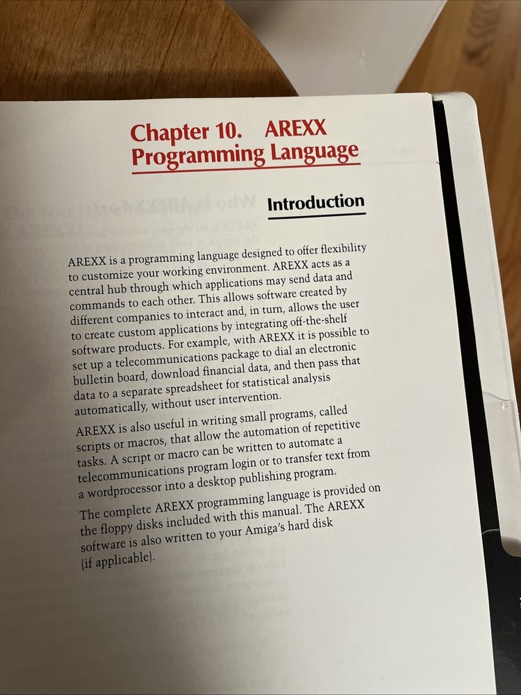 Commodore Amiga - Using the System Software Manual Binder 1991 Vintage Good Cond