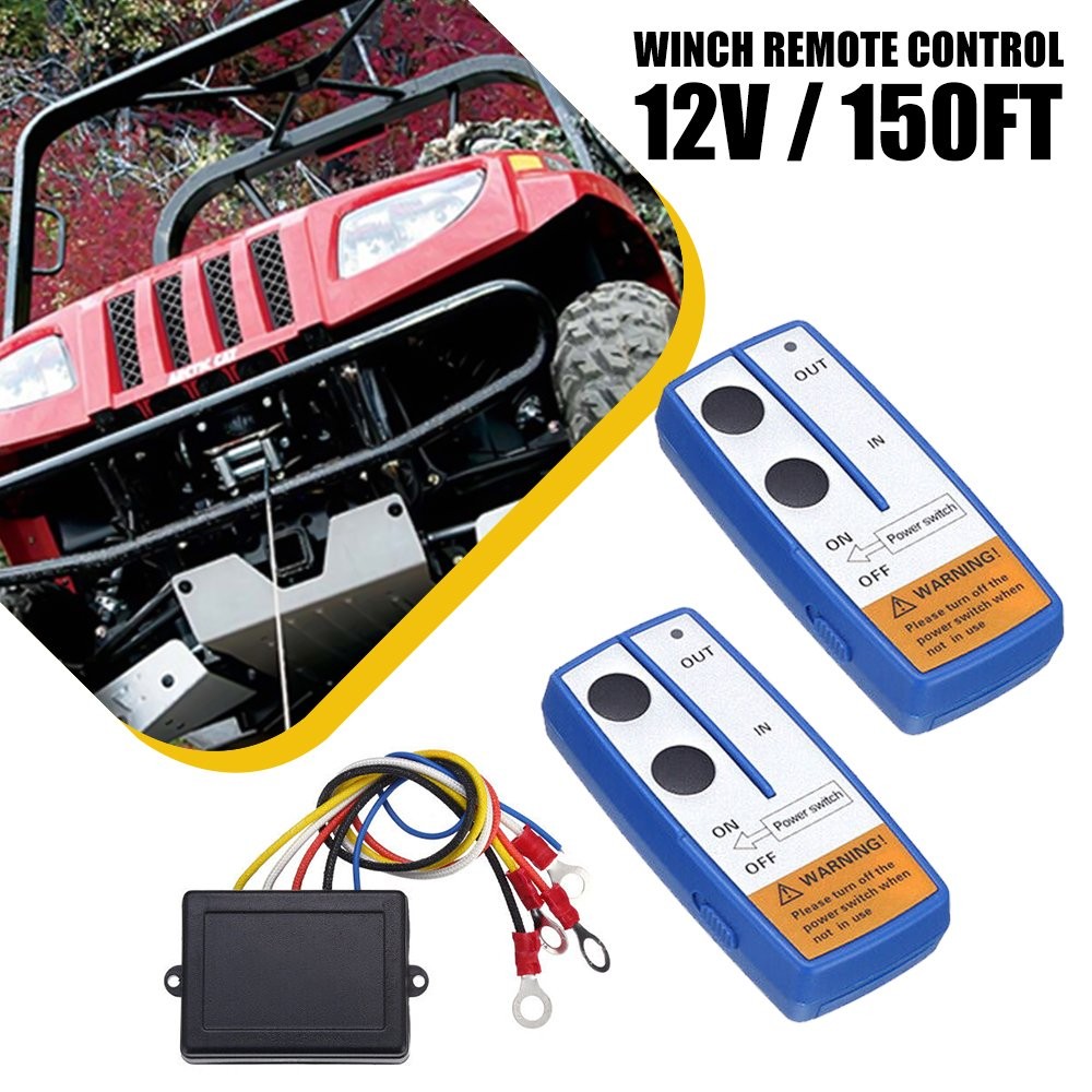 Winches?Wireless Remote Handset Control Easy Install To 150ft Volt 12 EXB