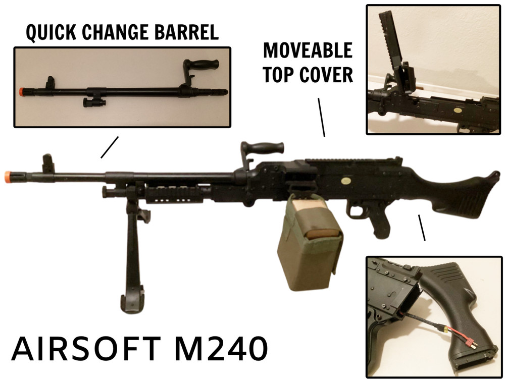 AIRSOFT M240 ELECTRIC AEG LMG GPMG
