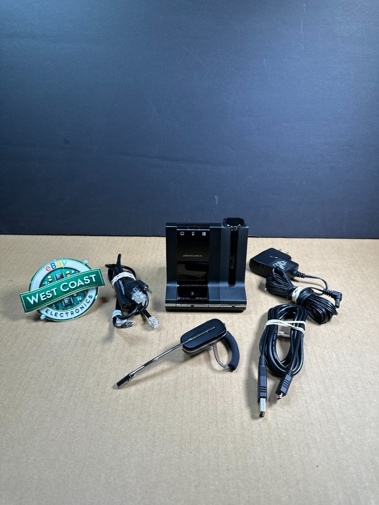 Plantronics WH500 Headset Charge Base Battery Receiver Ear tip (Complete Set)