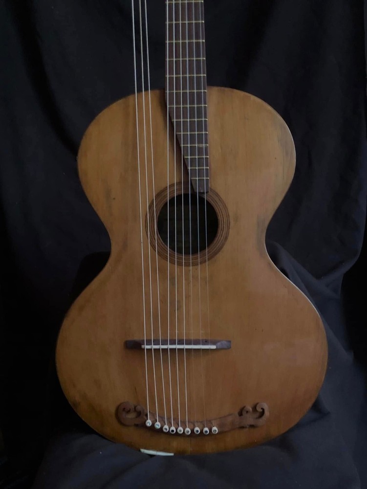 9- string Romantic Guitar inspired by Anton Stauffer. Cedar top, Video Demo