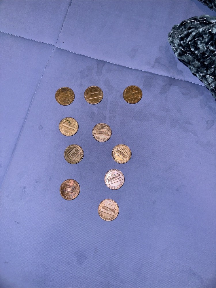 1982 Copper Pennys D/No Mint