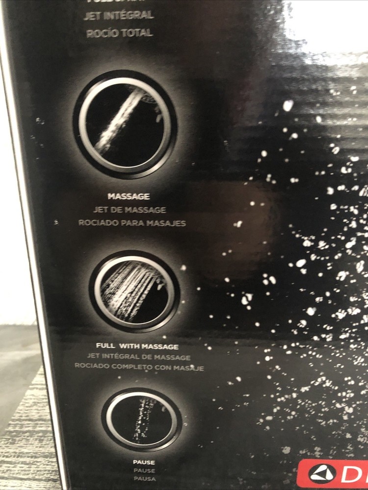 Delta 75589 In2ition 2.0 GPM Multi Function Shower Head With H2OKinetic- Chrome