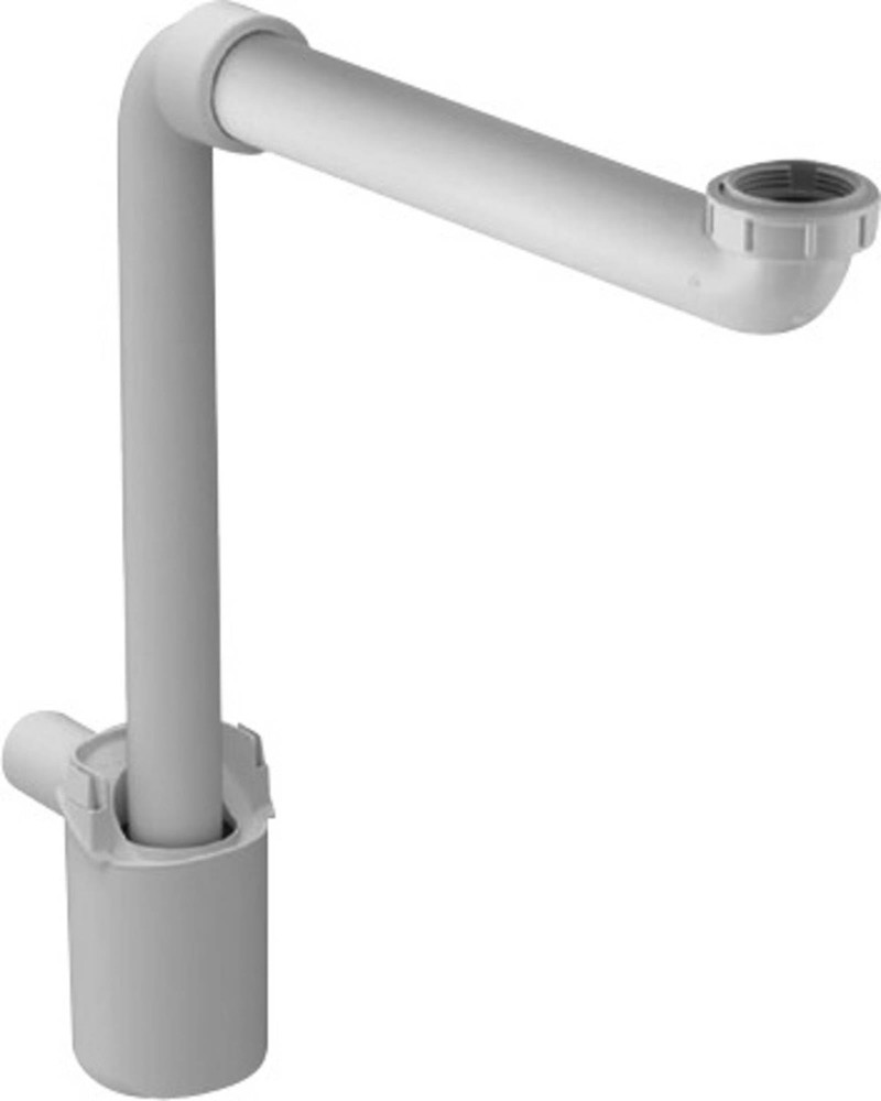 Space saving siphon white
