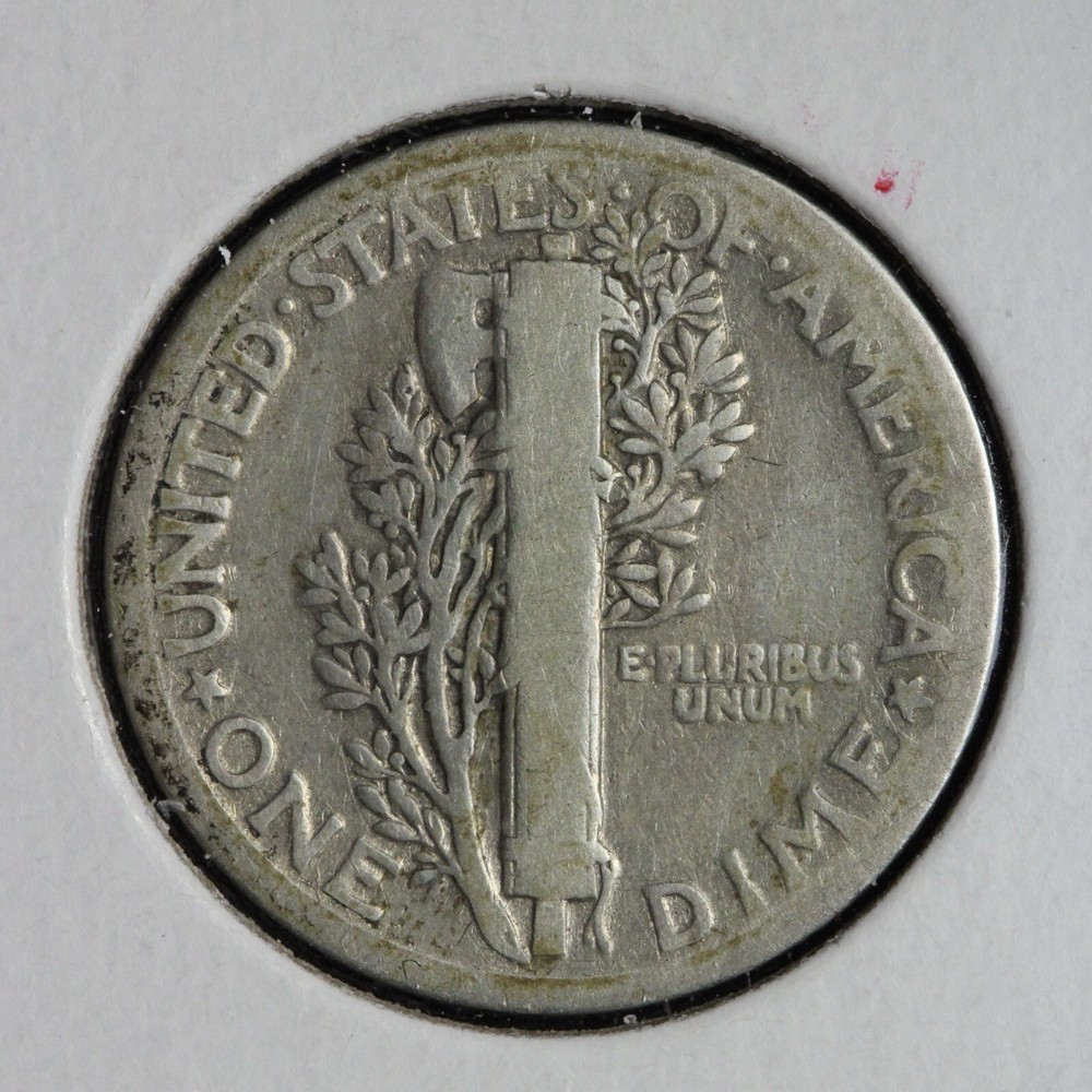 1921 Mercury Silver Dime GOOD+/VG E227 DGET