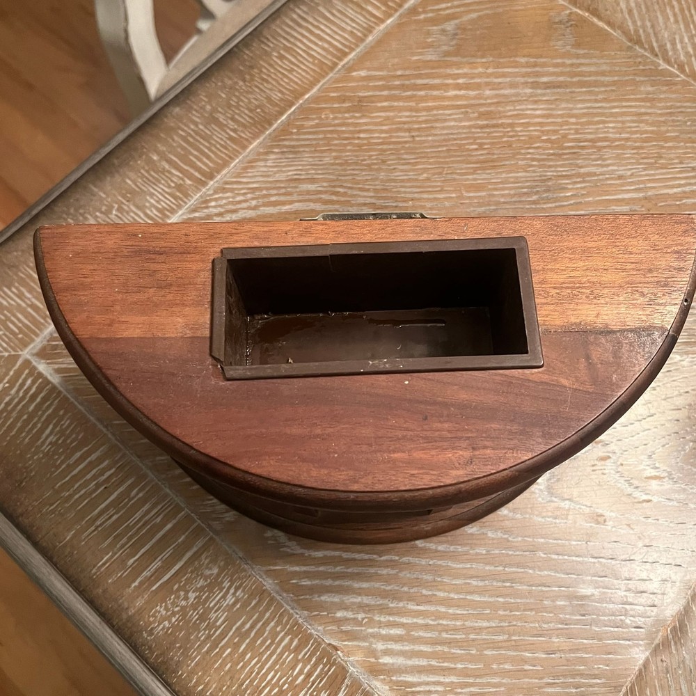 Vintage Wood Shadow Box Planter