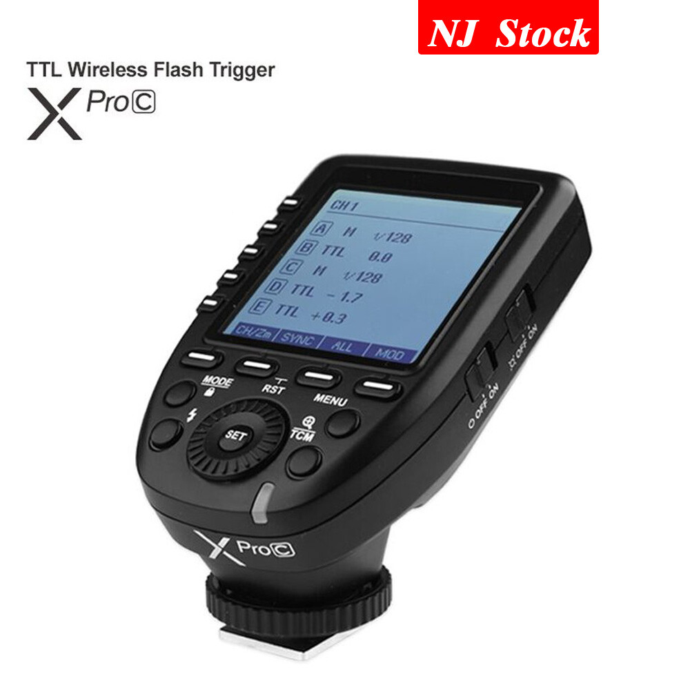 Godox XPro-C Transmitter Trigger TTL 2.4G Flash Speedlite For Canon EOS Camera