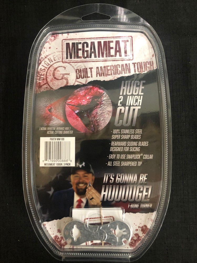 G5 Megameat 100 Grain 2" Expandable Broadhead 3 Pack