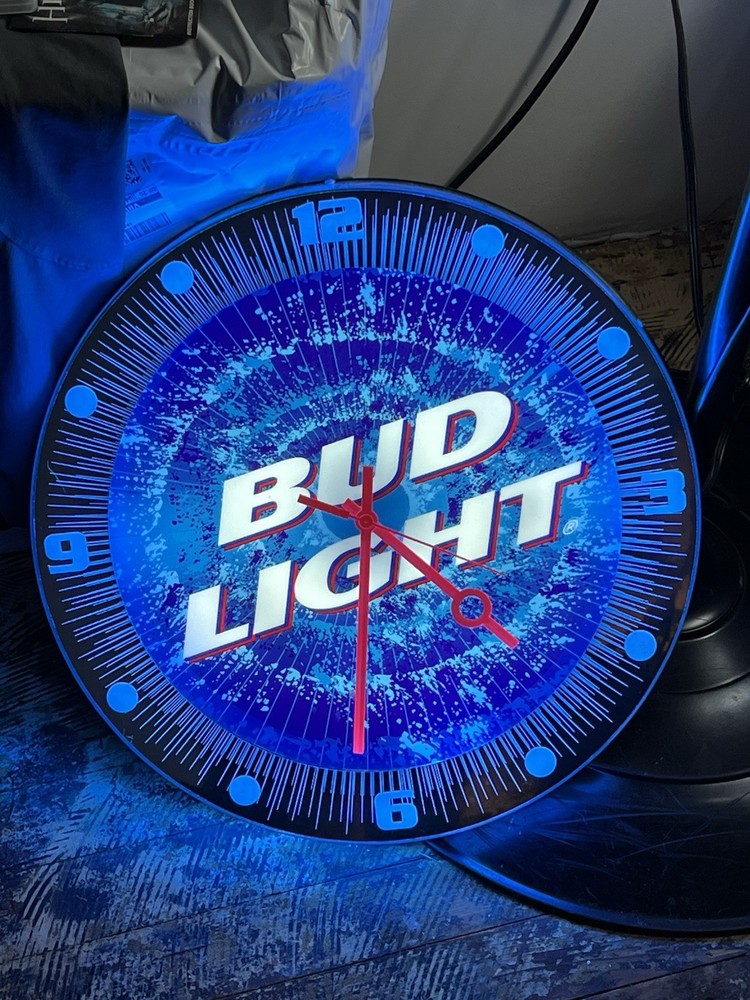 Budweiser Clock Light