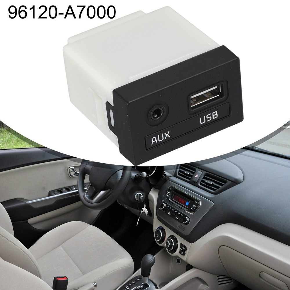 AUX USB Socket 96120-A7000 Center Console 12V Voltage Direct Installation