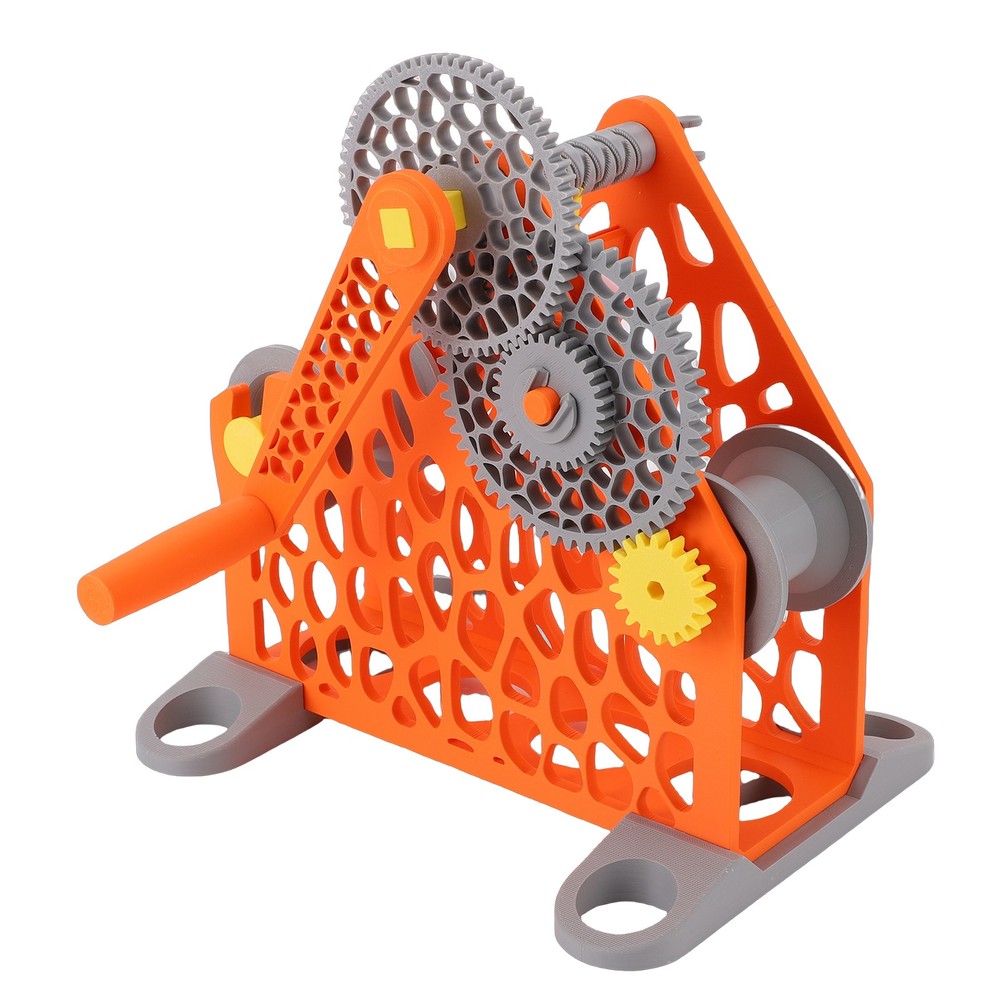 1-3D Printer Filament Respooler Hand Cranked 1kg 3D Printer Spool Rewinder