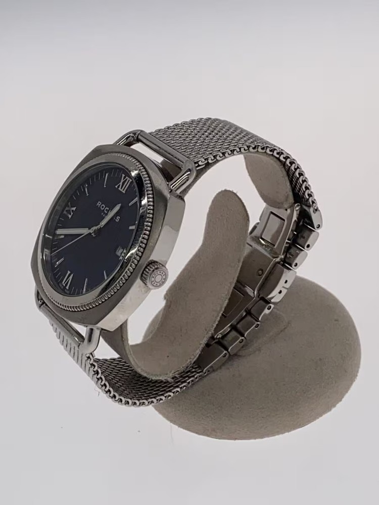 ROCHAS Quartz Watch Analog BLU SLV