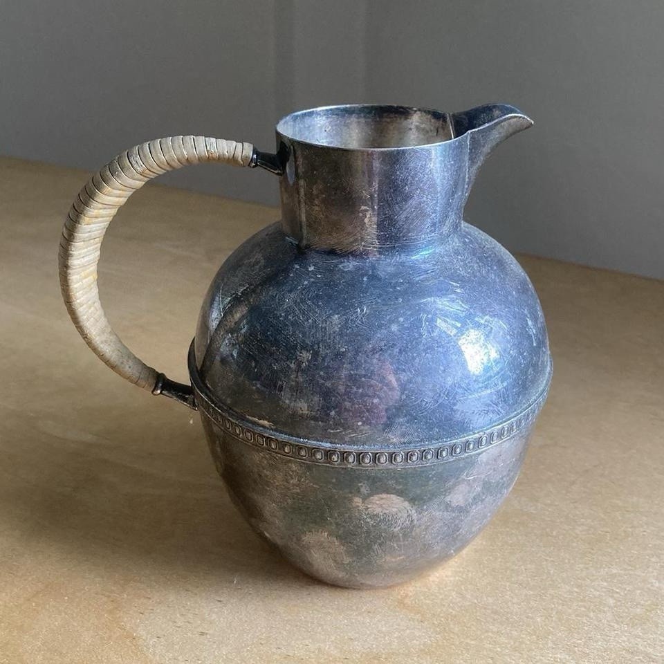 Silver Plate Pitcher 7”