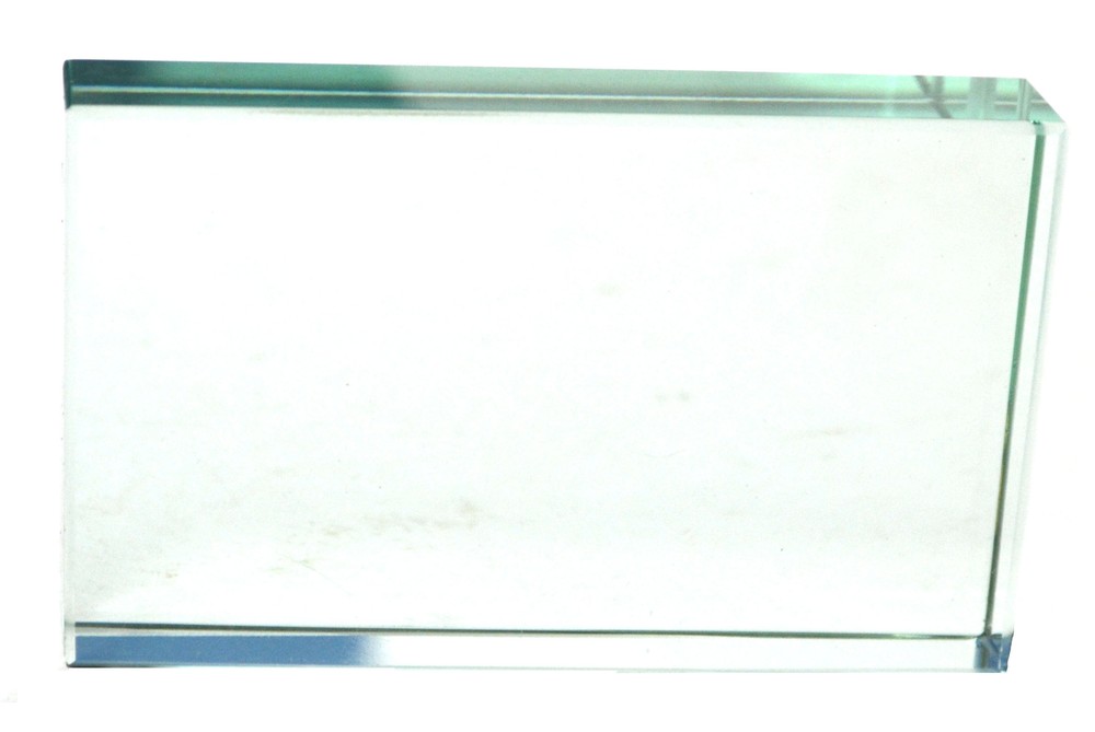 Eisco Labs Glass Rectangular Block; 100mm X 60mm X 18mm Size