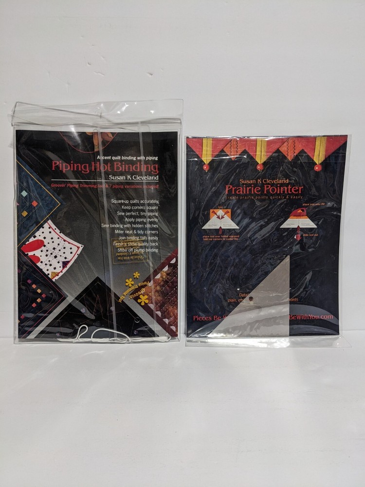 Piping Hot Binding & Prairie Pointer Pressing Tool For Quilting