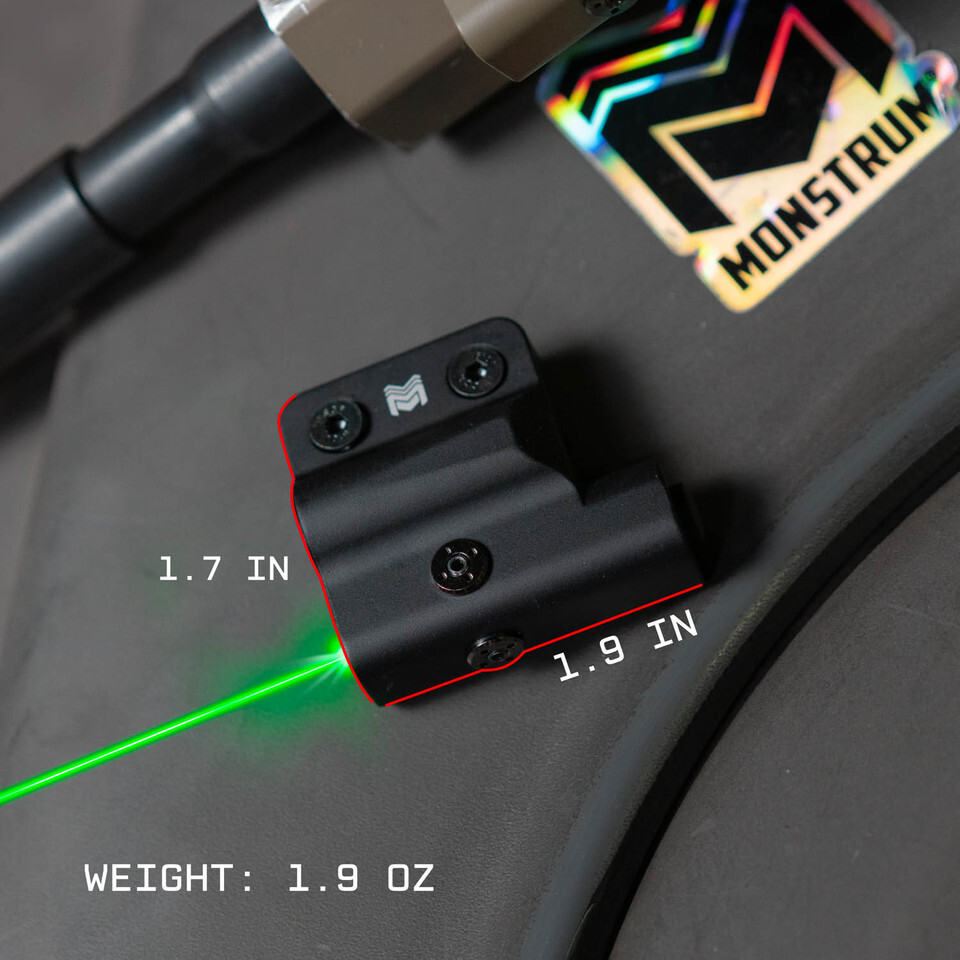 M-LOK Offset Laser Sight, Green