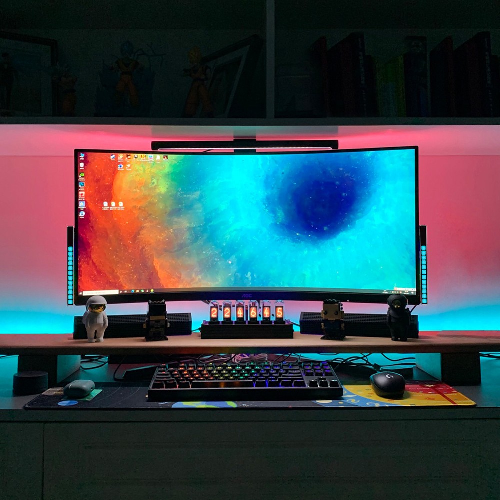 16-Bit MIC Sound Level Meter Music Spectrum Visualizer Audio Display Analyzer