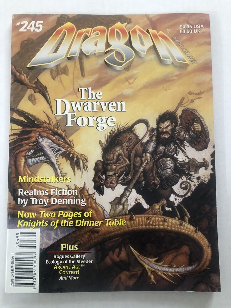 Dragon Magazine Issue #245 The Dwarven Forge AD&D