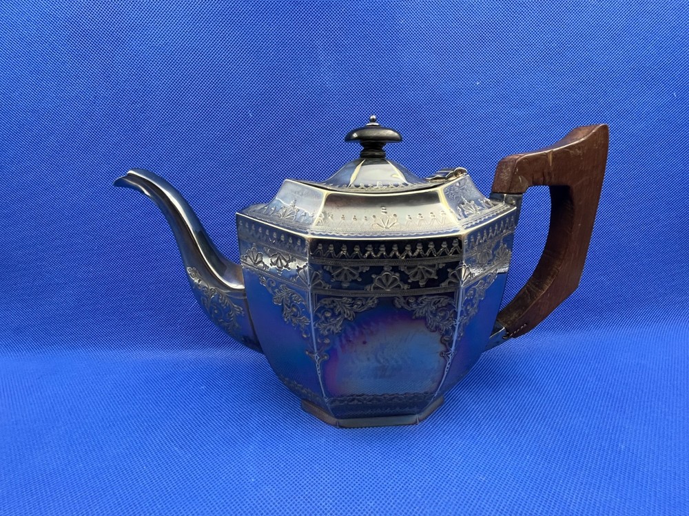 Antique Silver plated Teapot, JD & S.
