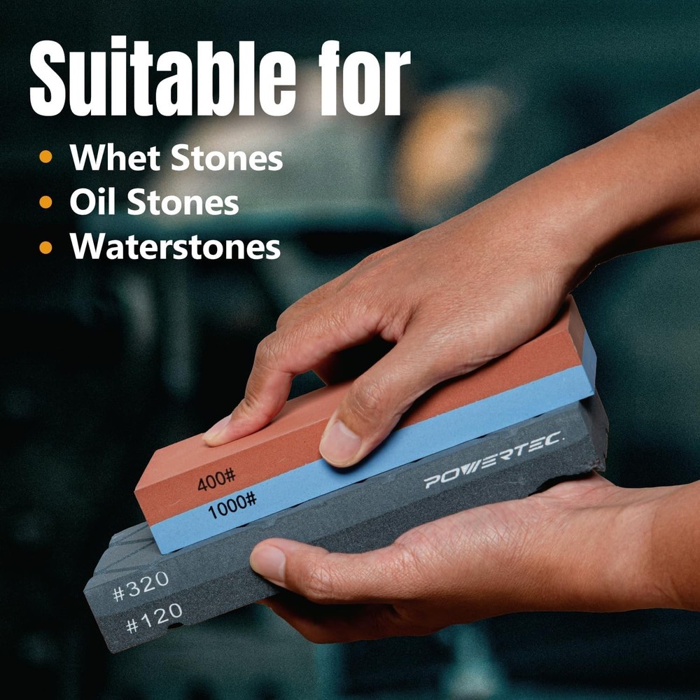 120/320 Sharpening Stone Flatener - Effortless Whetstone Maintenance