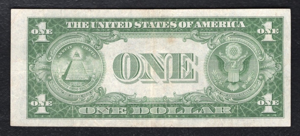 FR 1610 1935-A $1 ONE DOLLAR SILVER CERTIFICATE NOTE “EXPERIMENTAL S” VERY FINE+