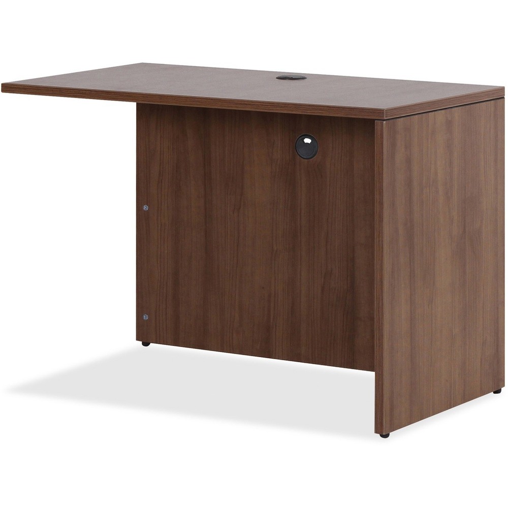 Lorell LLR69980 Walnut Laminate Return Shell 42"x24"