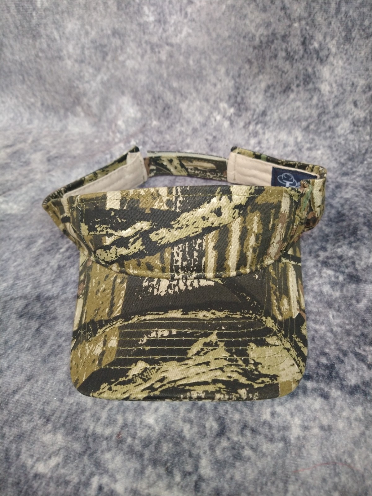 Camouflage Visor Hat Adjustable Unisex Hunter Camo Print Cap Golf Tennis Outdoor