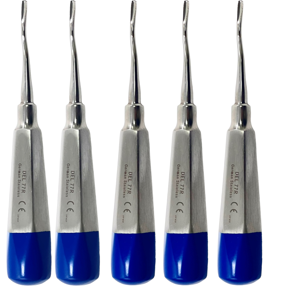 Premium Dental Root Elevator Serrated #77R Extraction Dental Instruments German